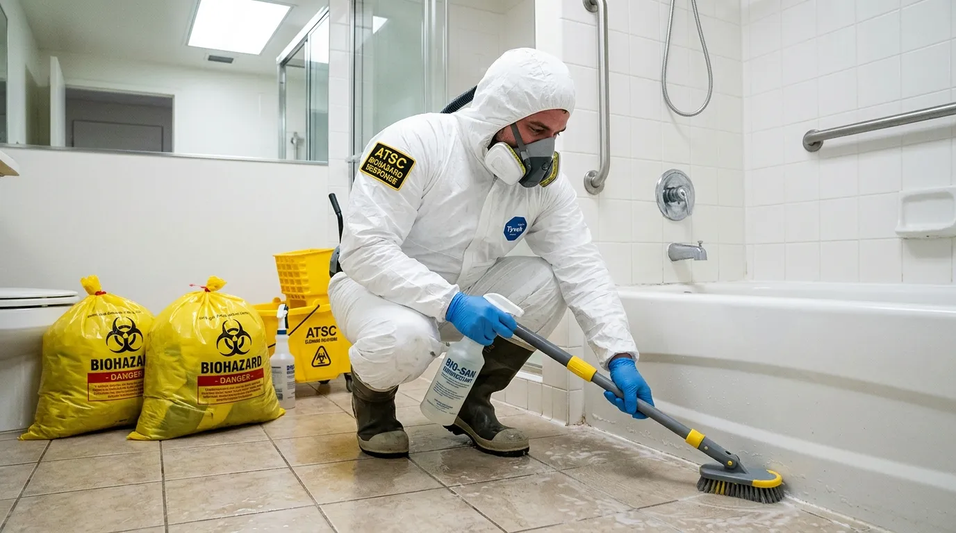 Decontamination equipment deployed for Blood Cleanup in Aspen Hill